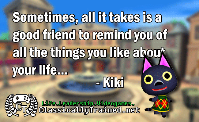 Video Game Quotes: Animal Crossing on Friendship 